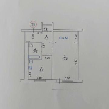 Продам 1 ком.квартиру,ул.Ковтуна,15 улучшеной планировки-40м2