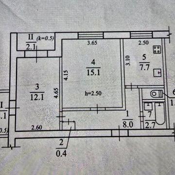 Продам 2к.квартиру Левый берег