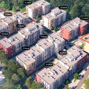 продаж 3к квартири ЖК Грінвуд-3 Прямий вид на ліс Перепоступка БЕЗ % ЖК Грінвуд-3