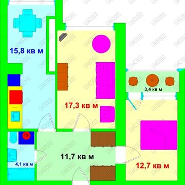 Продаж 2К: 65/30/18м2 з видом на Дніпро ремонт меблі Набережна Оболонь