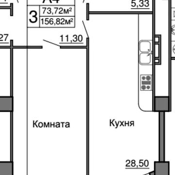 Продаж 3к Квартира Морехідний провулок ЖК Морская симфония