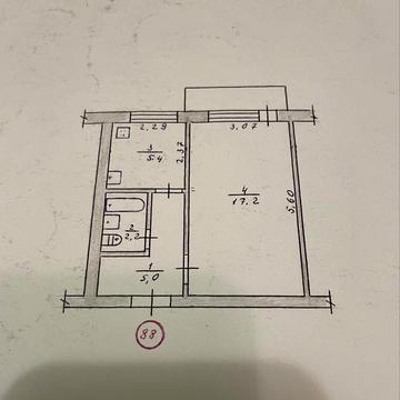 Однокімнатна кварти в центрі Житомира