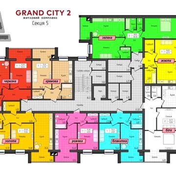 Однокімнатна квартира в новобудові ЖК "GRAND CITY 2"  Житомир ЖК GRAND CITY 2