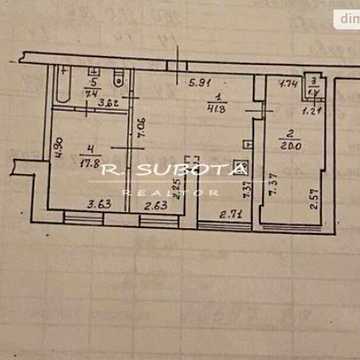 Продаж 2к Квартира Лесі Українки (Пушкіна) проспект