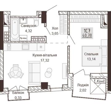 Продаж 1к Квартира Орлова вулиця ЖК Апарт-комплекс Pokrovsky Apart Complex