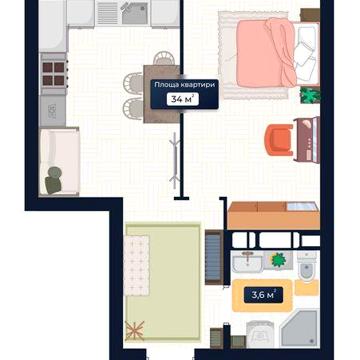 Є РОЗТЕРМІНУВАННЯ! Квартира київ, квартира в новобудові, квартира ЖК Preston House