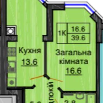 Однокімнатна квартира ЖК Софія Резиденс ЖК Софія Резиденс