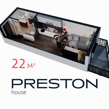 АВТО В ПОДАРУНОК! Квартира в новобудові, квартира 22 м2, квартира Київ ЖК Престон Хаус