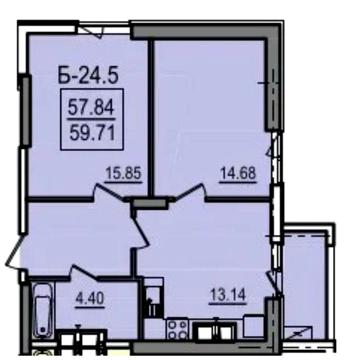 2-комнатная 60м у моря/Есть балкон/Красивый вид/Цена 60500$ ЖК Посейдон