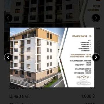2х кімн кв в новобудові можливо під комерцію Центр Шептицького!