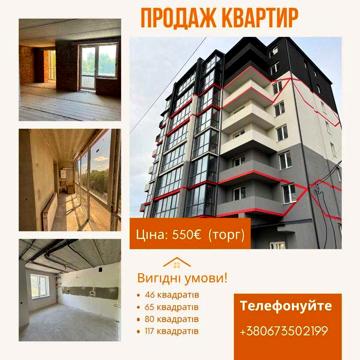 Сучасна квартира у новобудові
