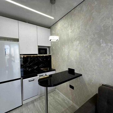 Квартира-студія в ЖК Приморські сади, меблі+техніка