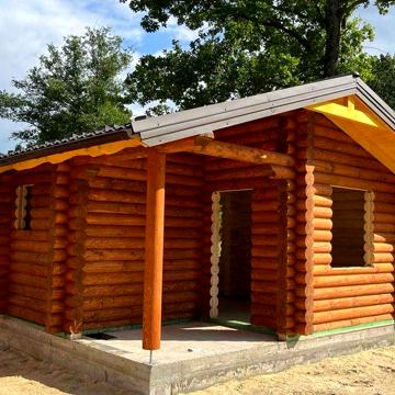 АКЦІЯ Будинок 43 м2 від 12.745 $, дерево смерека, брус. 2 комплектації