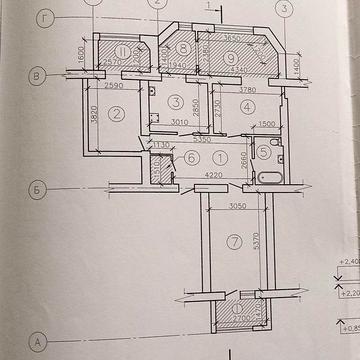 Продам 3х кім. кв. 86.9 м² з індивідуальним газовим опаленням.