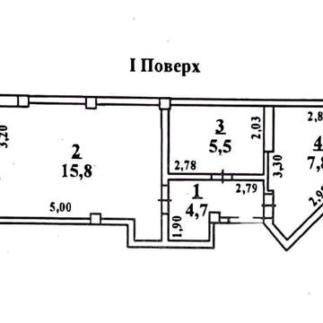1 кімнатна квартира на 1 поверсі ЖК Новосел
