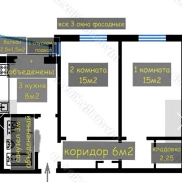 Продам квартиру 2-х комнатную, проспект В. Ивасюка 1. Парк Наталка АТБ ЖК ИВАСЮКА #1