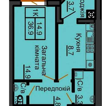 ‼️ Продам 1к квартиру  ЖК Софія Резиденс & Резиденція Соф. Борщагівка ЖК Софія Резиденс