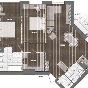 Дмитриевский 3, квартира 99 м2 ЖК Дмитриевский 3