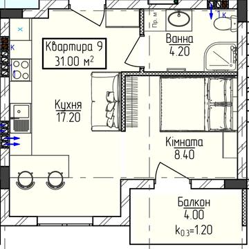 Продаж квартири в центрі