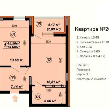 1 км.кв в ЖК Verba ЖК Verba