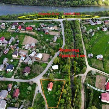Будинок в Карпатах біля річки