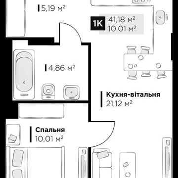 Продаж 1 кімнатної квартири у ЖК PERFECT LIFE (Винники).БЕЗ КОМІСІЇ!!! ЖК PERFECT LIFE (Винники)
