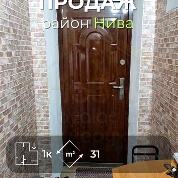 1 кімнатна квартира 31м2 біля ринку Нива-KI