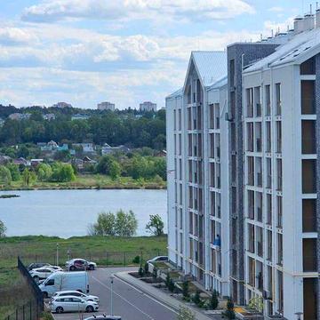 2 к. квартира 85 кв.м. під чистову, розводки, газ. Поряд озеро. ЖК Гостомель Residence