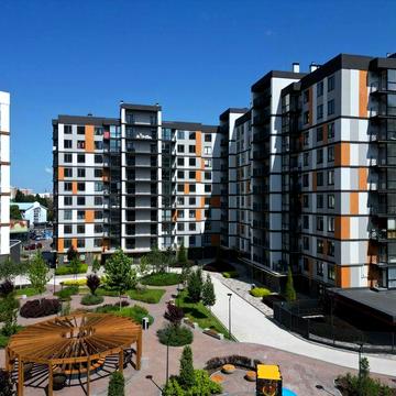 Євро 2-кімнатна квартира з видом у двір в ЖК “Атмосфера” — 43,7 м² ЖК Атмосфера