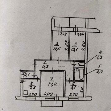 Продам 4-комнатную квартиру. Чешка! Березинская 35
