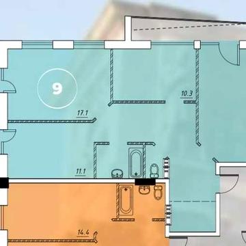 Продам 3 кімнатну квартиру в новому будинку | Корольова кут Інглезі