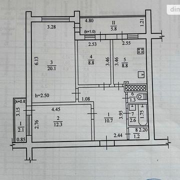 Продаж 3к Квартира Янгеля Академіка вулиця