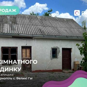 Продаж 1 поверхового будинку з ділянкою на 6 соток на вул. Галицька