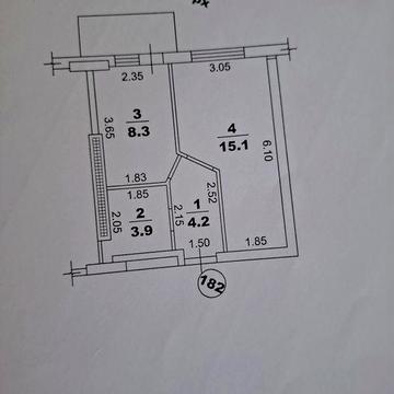 Продам однокомнатную квартиру , Люфсдорская дорога.
