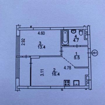 1-кімнатна квартира ЖК Варшавський-3 ЖК Варшавський-3