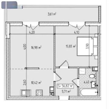 Продаж чорнової квартири ЖК City Park 1250дол Без ремонту |Переуступка ЖК City Park