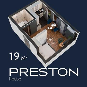 Є БОМБОСХОВИЩЕ! Смарт квартира Київ, 1 кімнатна квартира ЖК Preston House