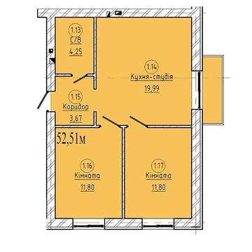 Продаж 2к Квартира Коновальця вулиця ЖК Petrykiv Hills