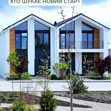 Готовий дуплекс 100 м в зданій черзі. Містечко з озером, р.Десна 500 м