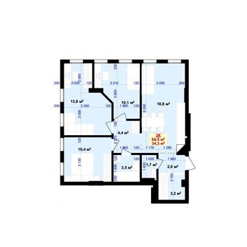 3-кімнатна квартира у Liberty Gardens (BAO Comfort) ЖК Liberty Gardens