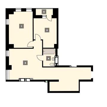 Продаж 2-х кімнатної квартири ЖК BAUHAUS