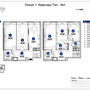 Без комиссии Продажа 4к квартиры Пентхаус ЖК Nordica Residence 155м2 ЖК Nordica