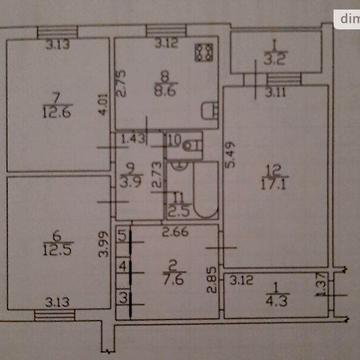 Продаж 3к Квартира Володимира Коваленка (Генерала Пухова) вулиця