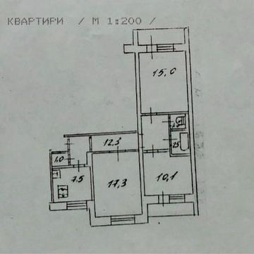 Трикімнатна від власника вул. Бережанська 16а