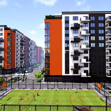 1-кім. квартира 42м2 від надійного забудовника, поруч: центр, парк