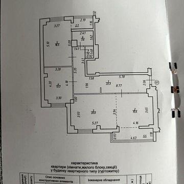 Продаж 3к Квартира Бельведерська вулиця
