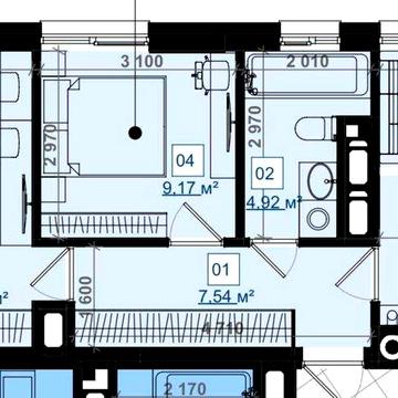 2х км квартира з розтермінуванням до 30 міс