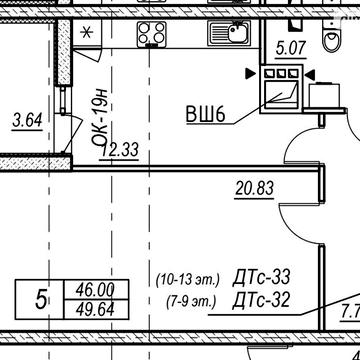 Продаж 1к Квартира Середньофонтанський провулок ЖК Удобный