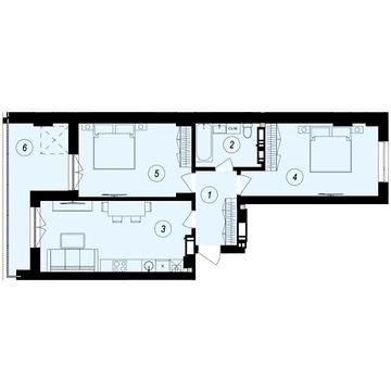 Продаж 2к Квартира Тлехаса вулиця ЖК GARDEN CITY