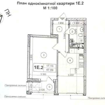 1-к 49м2 ЖК Сіті Хаб метро Вокзальна Мокра Кудряшова Липківського ЖК Сіті Хаб CITY HUB